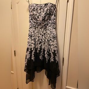 White House Black Market strapless dress